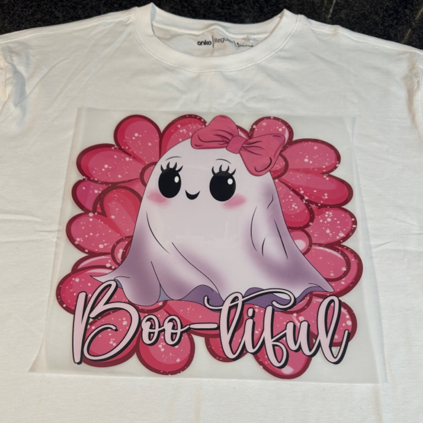 Halloween Tee - Bootiful Ghost (DTF ONLY)