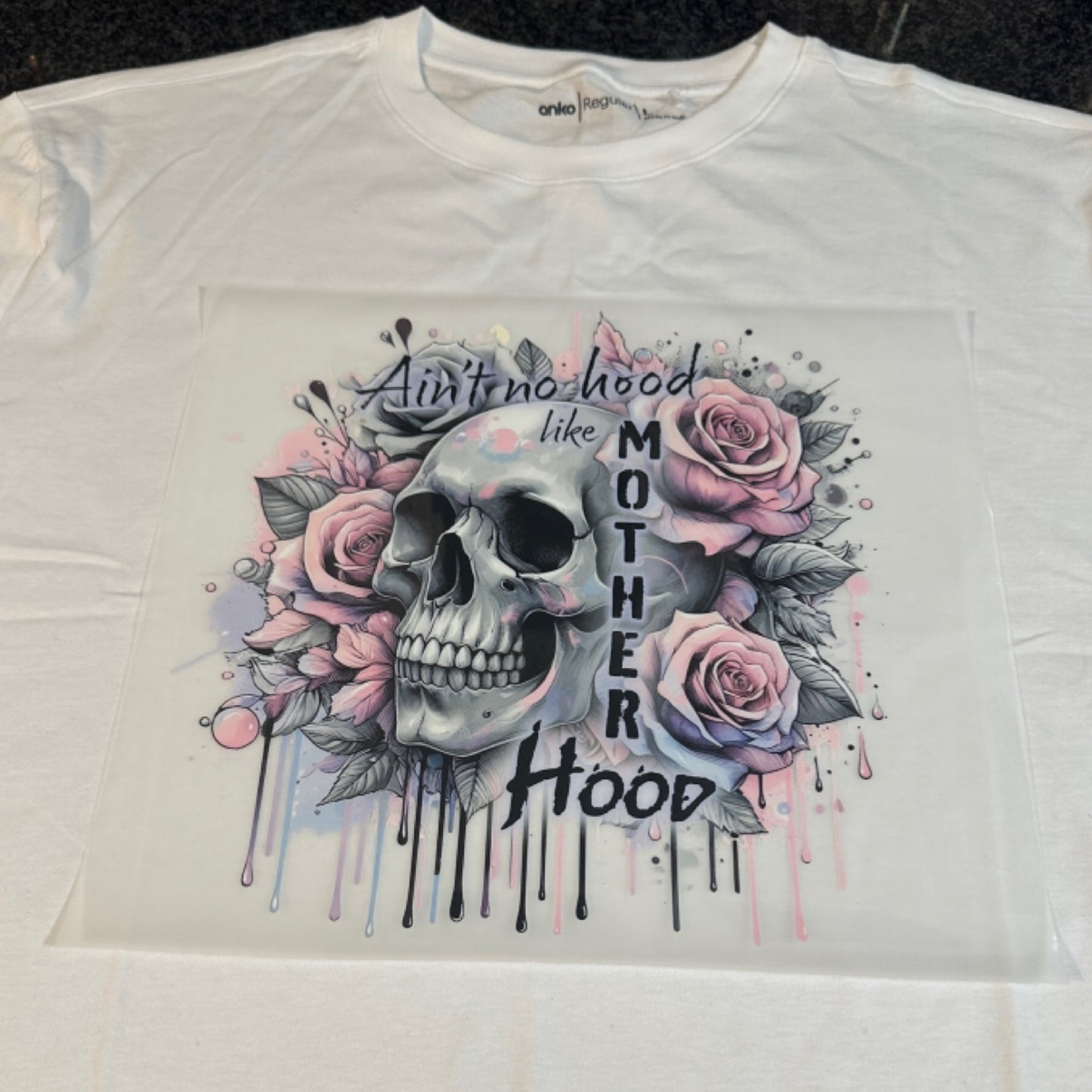 Halloween Tee - Aint no Hood Like Motherhood (DTF ONLY)