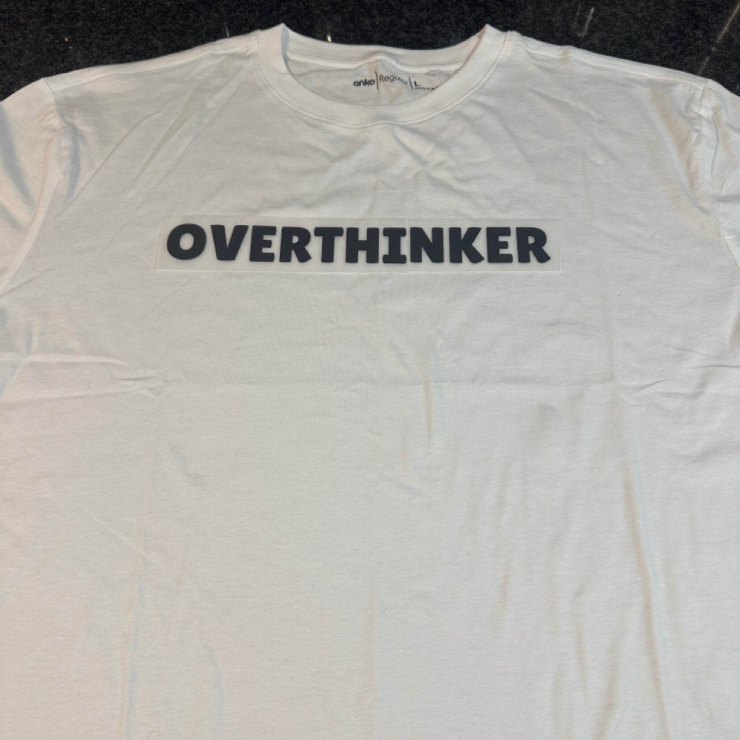 Mental Health - Overthinker Black (DTF ONLY)