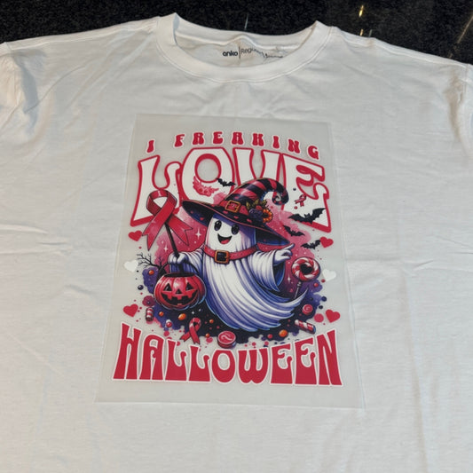 Halloween Tee - I freaking love Halloween (DTF ONLY)