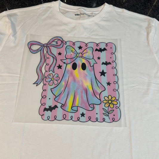 Halloween Tee - Beauty Ghost (DTF ONLY)